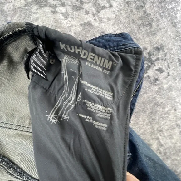 Kuhl Mens 32x32 Denim Klassik Fit Jeans Medium Wash Blue Outdoor Utility Pants - Picture 11 of 12